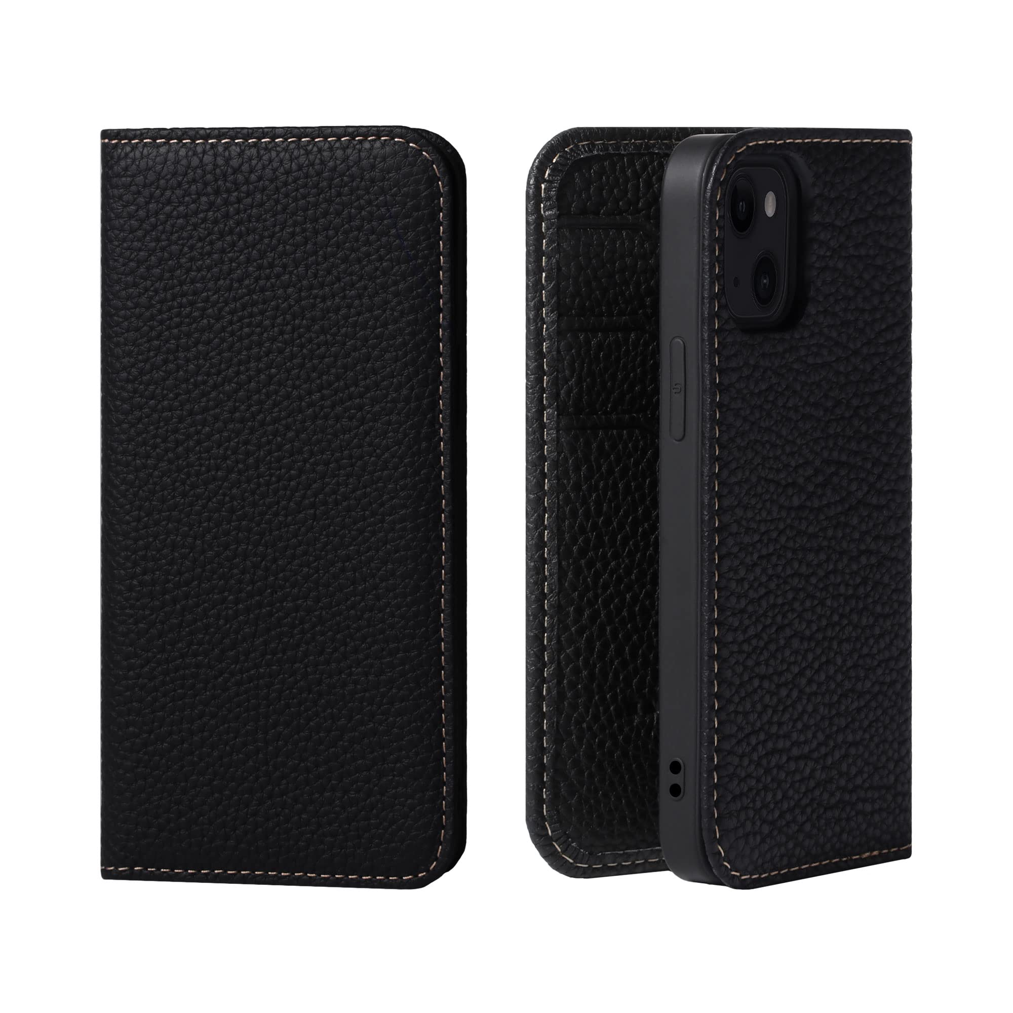 【色:ブラック_サイズ:iPhone13mini】HANATORA iPhone Amazon.co.jp: HANATORA iPhone13mini ケース 本革 耐衝撃